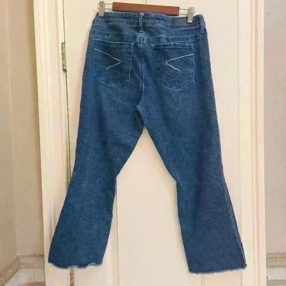 P2008 Nwot Seven7 jeans ankle duster size 12 medium wash - Picture 5 of 6